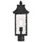 Nuvo Austen Outdoor Post Lantern 1 Light Matte Black 60/5995 - alternate 3